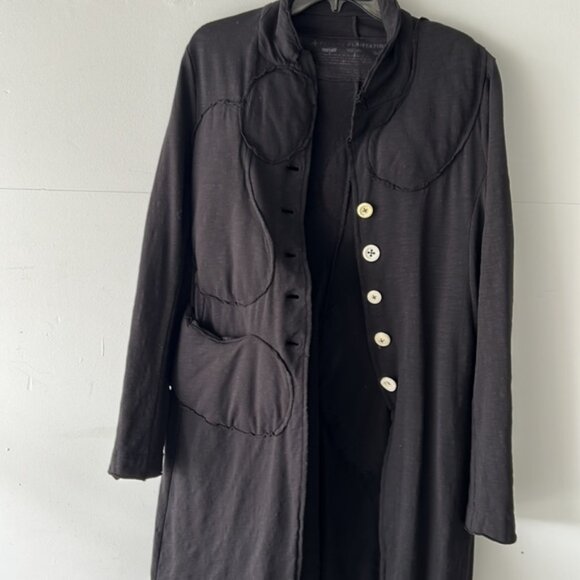 - Rundholz patana plantations black label longline lagenlook duster Coat. M - Picture 6 of 10